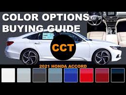 2021 Honda Accord Color Options