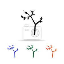 Tree With Leaves Icon Elements Of