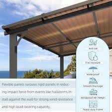 Aluminum Patio Cover 16303bk Hd01