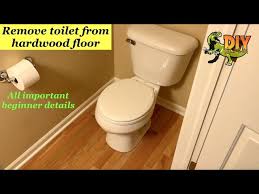 Replace Toilet From Hardwood Floor