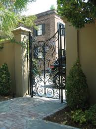 Wrought Iron Passage Gate Eclectic