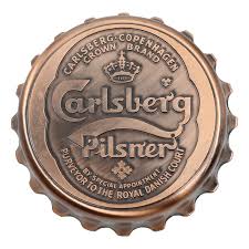 Carlsberg Copper Beer Cap Bottle Opener