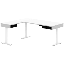 L Shaped Adjustable Standing Desk