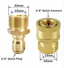 Brass Quick Connector And Qc Male Plug