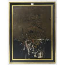 1925 Venetian Icon Oil On Board