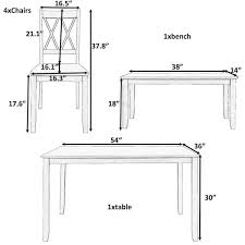 Wood Dining Table Set Kitchen Table Set