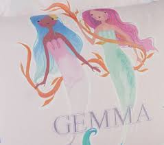 Organic Gemma Mermaid Kids Duvet Cover