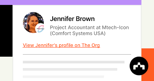 Jennifer Brown Project Accountant At