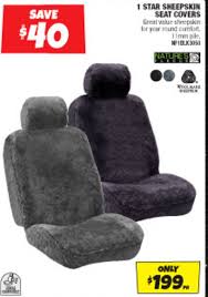 1 Star Sheepskin Seat Covers Offer At