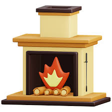 Fireplace 3d Icon Free