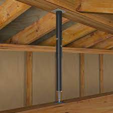 attach lally column to steel i beam