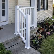 White Vinyl Stair Rail Kit