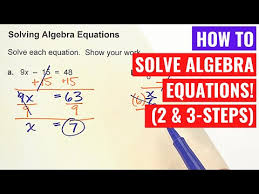 Solving Algebra Equations