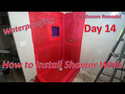 How To Install Hardy Backer In A Shower