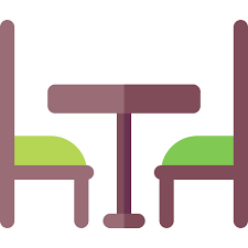 Dining Table Basic Rounded Flat Icon