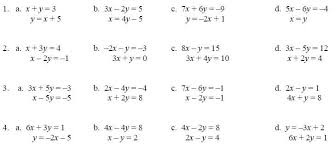 Solving Systems Of Linear Equations By