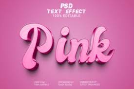 pink text style ilration par