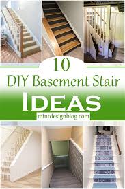 10 Diy Basement Stair Ideas To Make For