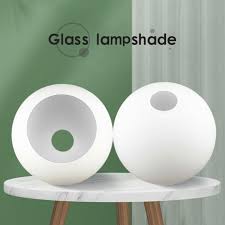 E27 E14 Milky Glass Lampshade