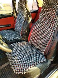 Beaded Car Seat Cover For Car Gray Gift
