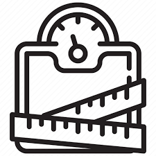 Bmi Measure Scale Weight Icon