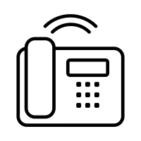 Landline Phone Icon Free Png Svg
