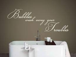 Bubbles Bathroom Wall Art Vinyl Decal