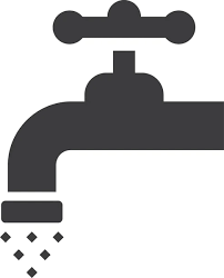 Bathroom Faucet Pipe Icon Family Home