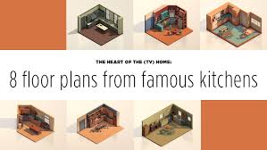 8 Floor Plans From Famous Kitchen