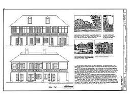 Historic House Plan Drawings Of New