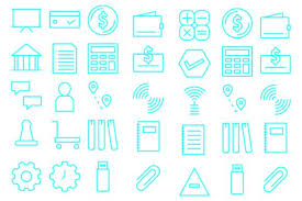 School Icons Graphic By Designvector10
