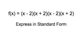 Expand A Polynomial Degree 4 Math