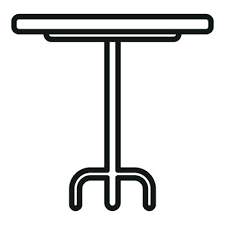 Patio Table Vector Art Icons And