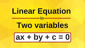 Linear Equation In Two Variables