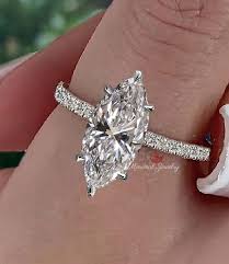 Ct Marquise Moissanite Engagement Ring