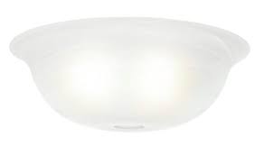 Casablanca 99057 Swirled Marble Standard Shape Glass Bowl White