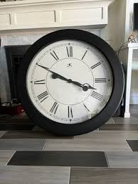 Black Large Wall Clock 36