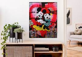 Mickey And Minnie Mouse Print Minnie
