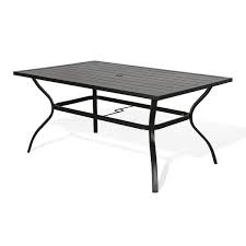 Ulax Furniture Patio Rectangle Metal