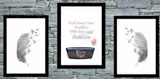 Bathroom Set Of 3 Wall Prints Poster