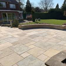 Yellow Limestone Paving Mick George