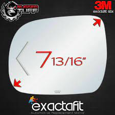 Exactafit 8209sl Driver Side Mirror Glass Left Replacement With Turn Signal Arrow Compatible With 2006 2010 Toyota Sienna
