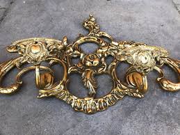 French Bronze Wall Mounted Coat Rack