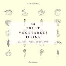 Veggie Icons Vegetable Ilration