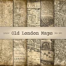 London Maps Digital Paper Instant