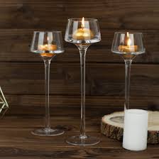 Tall Tealight Disc Candle Holders