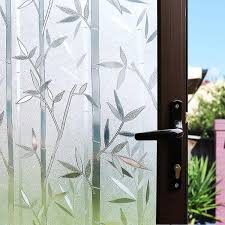 Self Static Removable Frosted Glass