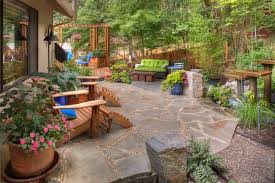 75 Rustic Stone Patio Ideas You Ll Love