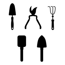 Garden Tools Icon Vector Art Icons