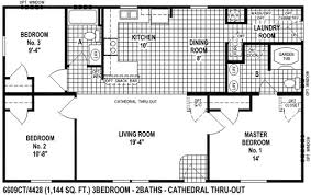 Sectional Mobile Home Floor Plan